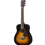 Yamaha JR2 TBS 3/4-scale folk guitar with gig bag, spruce top, nato back and sides, gloss top; gig bag included; Tobacco Sunburst